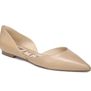 New Sam Edelman Tan Leather D'orsay Flats Size 8.5
